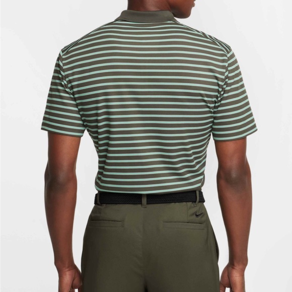 Nike Dri-FIT Victory Striped Golf Polo – Men’s Medium - Picture 2 of 10